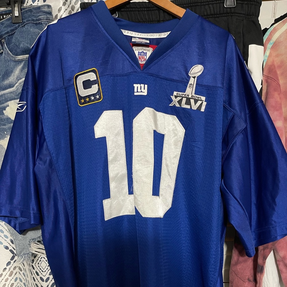 Men’s Reebok Eli Manning Jersey 2XL